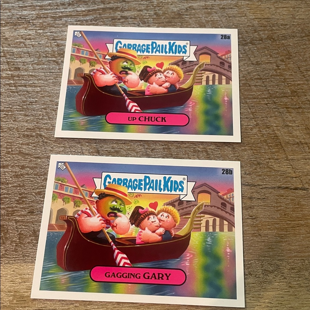 ✨10/$10 GPK SALE✨ Garbage Pail Kids Go on Vacation Base 28a and 28b